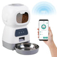 Load image into Gallery viewer, Smart Automatic Feeder for pets with WiFi control and smartphone app for precise feeding branded LittlePawGive