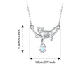 Load image into Gallery viewer, Enchanting 925 Silver Moonstone Cat Necklace for Women