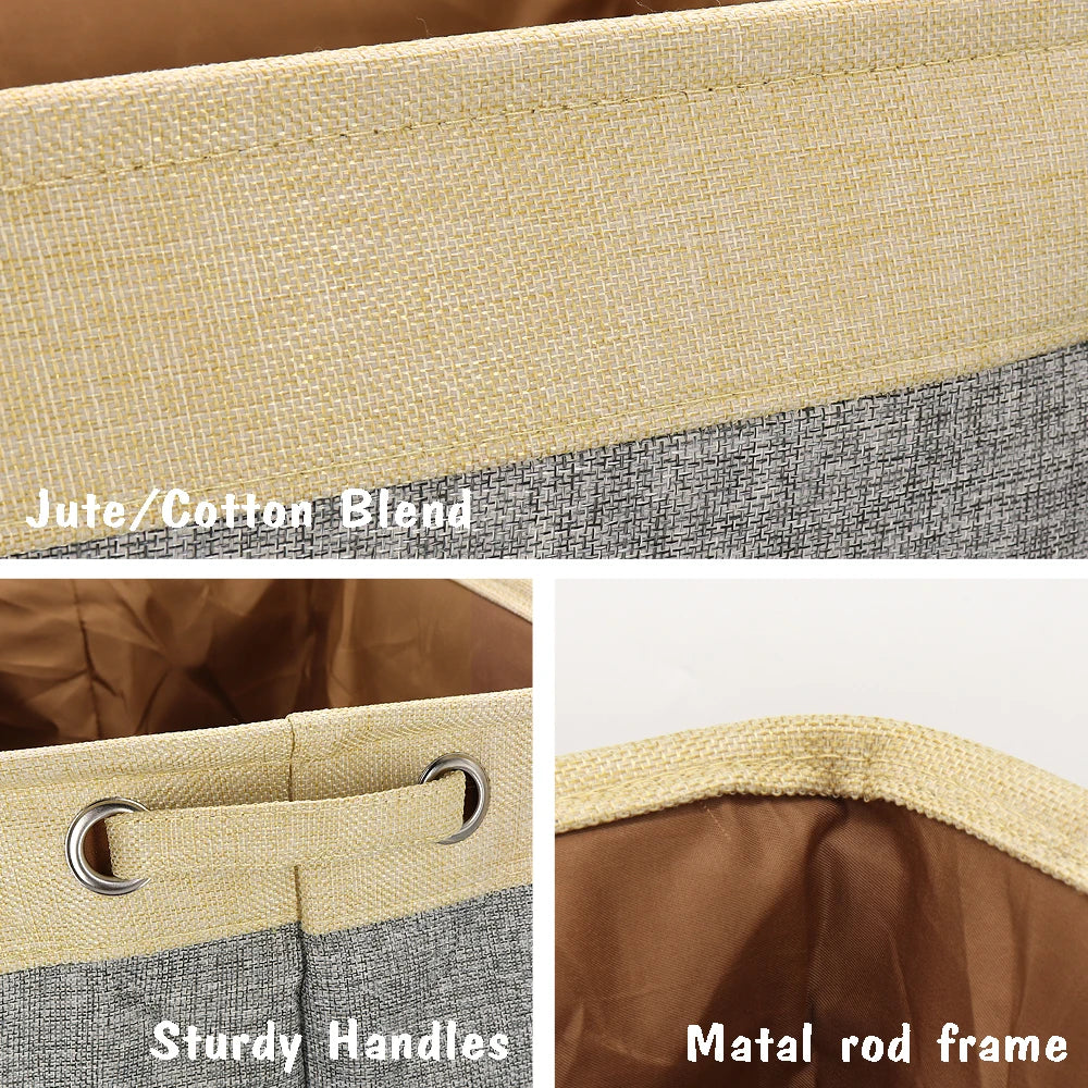 Custom Dog Toy Basket with Personalized Name Print