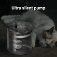 Load image into Gallery viewer, Automatic pet water dispenser with ultra silent pump from Littlepawgive- ensuring pets stay hydrated and healthy with fresh water flow