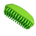 Load image into Gallery viewer, Comfort Pet Grooming Brush in bright green color with soft bristles for easy and enjoyable pet grooming.