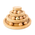 Load image into Gallery viewer, Bamboo Cat Play Tower with Rotating Balls