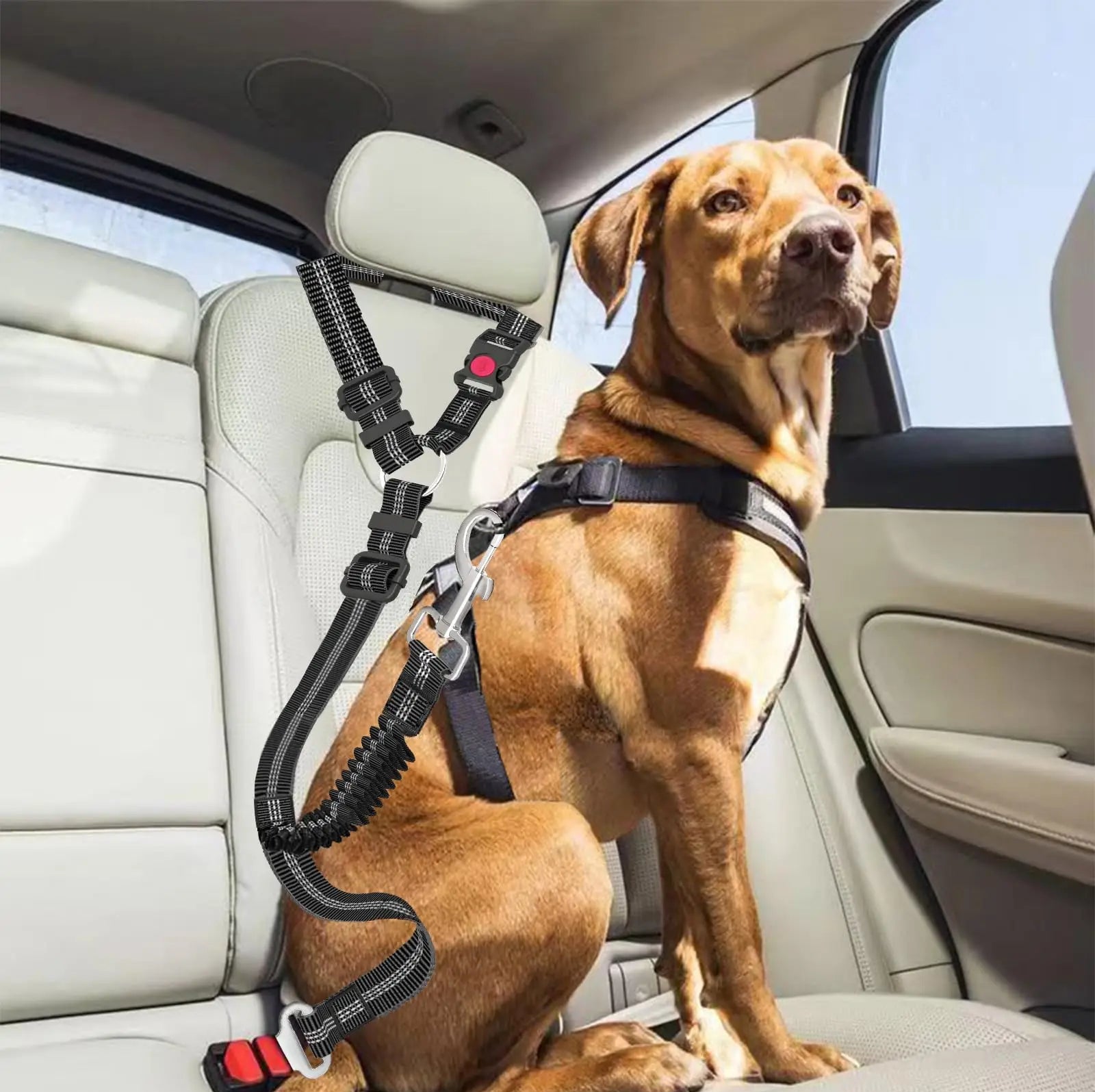 Adjustable Dog Car Seat Belt - Secure & Comfortable