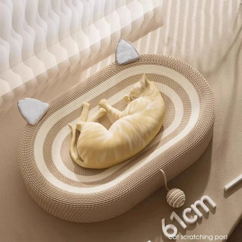 Premium Sisal Cat Scratcher & Cozy Bed