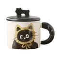 Load image into Gallery viewer, Cat Ceramic Mug with Lid - Perfect Gift