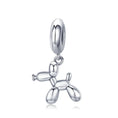 Load image into Gallery viewer, WOSTU 925 Sterling Silver Pet Charms Balloon Dog Pendant Animal Beads For Women Fit Original Bracelets Necklace Jewelry Making