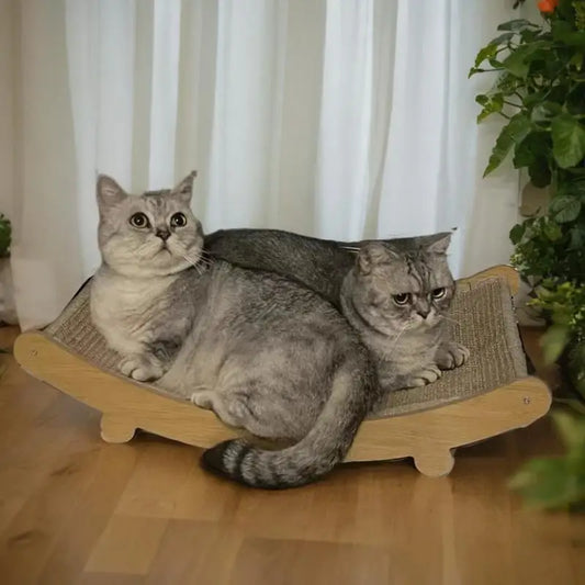 Wooden Cat Scratcher & Recliner