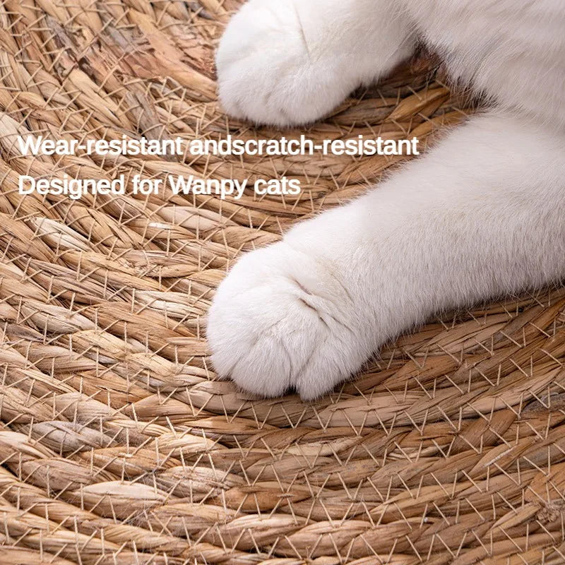 Cat Scratcher Rattan Mat - Furniture Protector