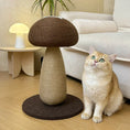 Load image into Gallery viewer, Irresistible Mushroom Cat Scratcher – Ultimate Feline Fun