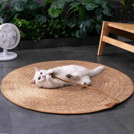 Cat Scratcher Rattan Mat - Furniture Protector