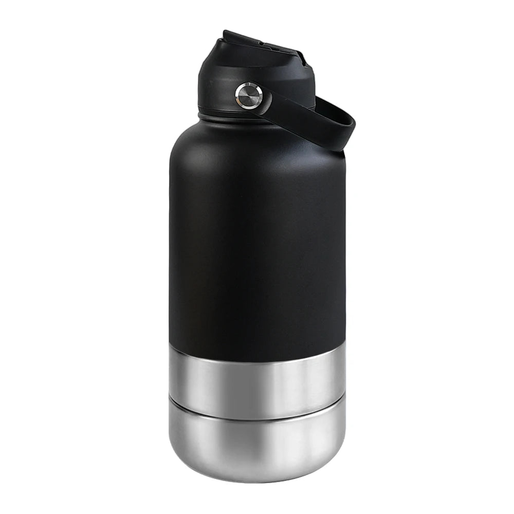 3-in-1 Stainless Steel Pet Travel Bottle