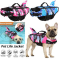Load image into Gallery viewer, Shark Fin Dog Life Jacket - Camouflage Swim Vest