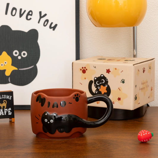 Cat Ceramic Mug - Perfect Gift!