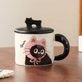Load image into Gallery viewer, Cat Ceramic Mug with Lid - Perfect Gift