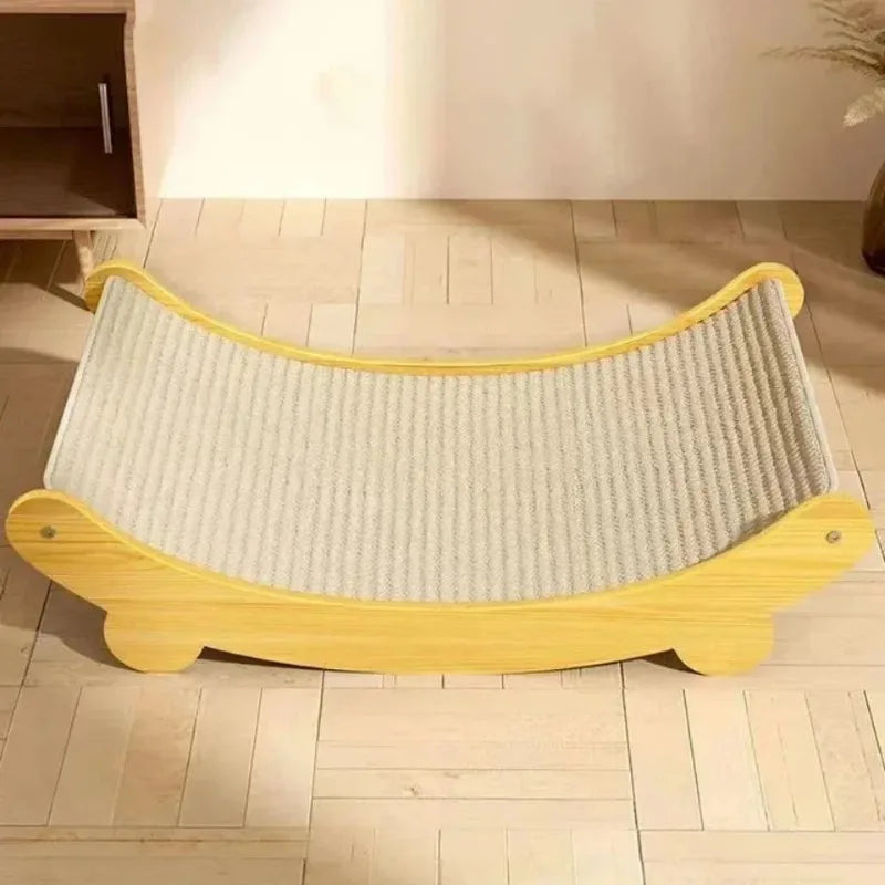 Wooden Cat Scratcher & Recliner
