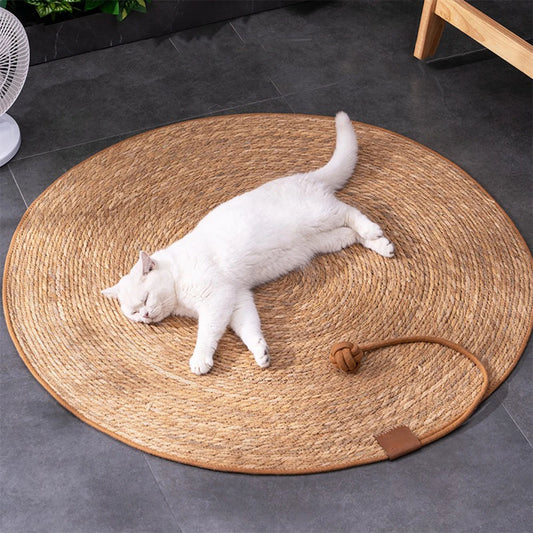 Cat Scratcher Rattan Mat - Furniture Protector