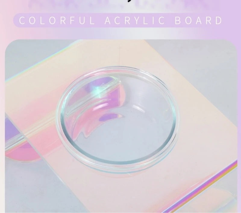 Iridescent Anti-Spill Pet Bowl Set - Elevated Comfort