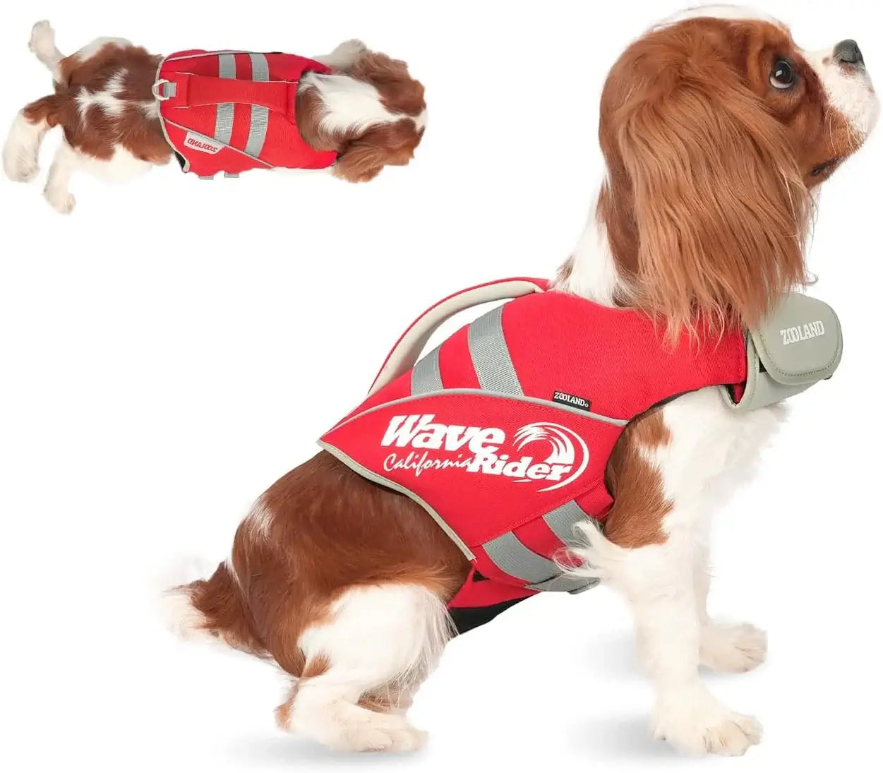 Reflective Adjustable Dog Life Jacket for Small Dogs