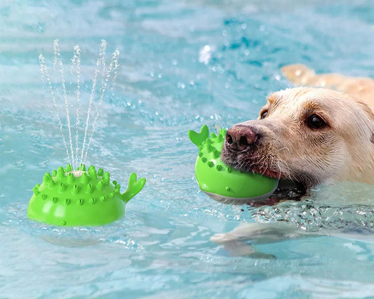 Interactive Floating Water Spray Dog Toy