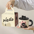 Load image into Gallery viewer, Cat Ceramic Mug with Lid - Perfect Gift