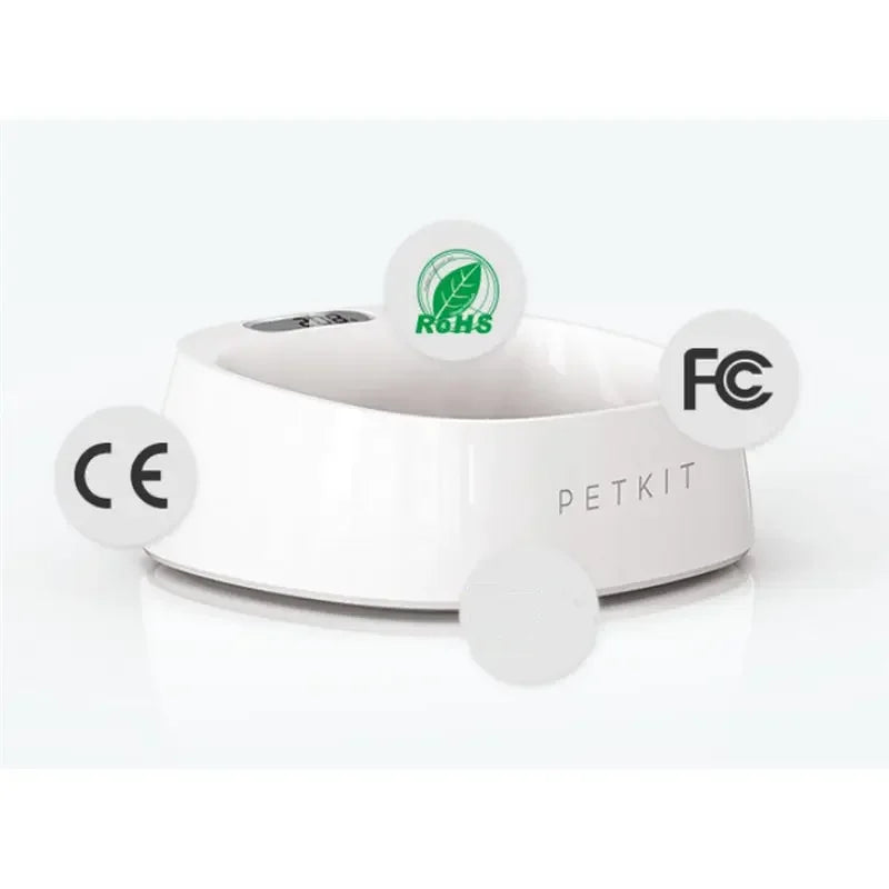 Smart Pet Feeding Bowl with Digital Weighing & Antibacterial Technology