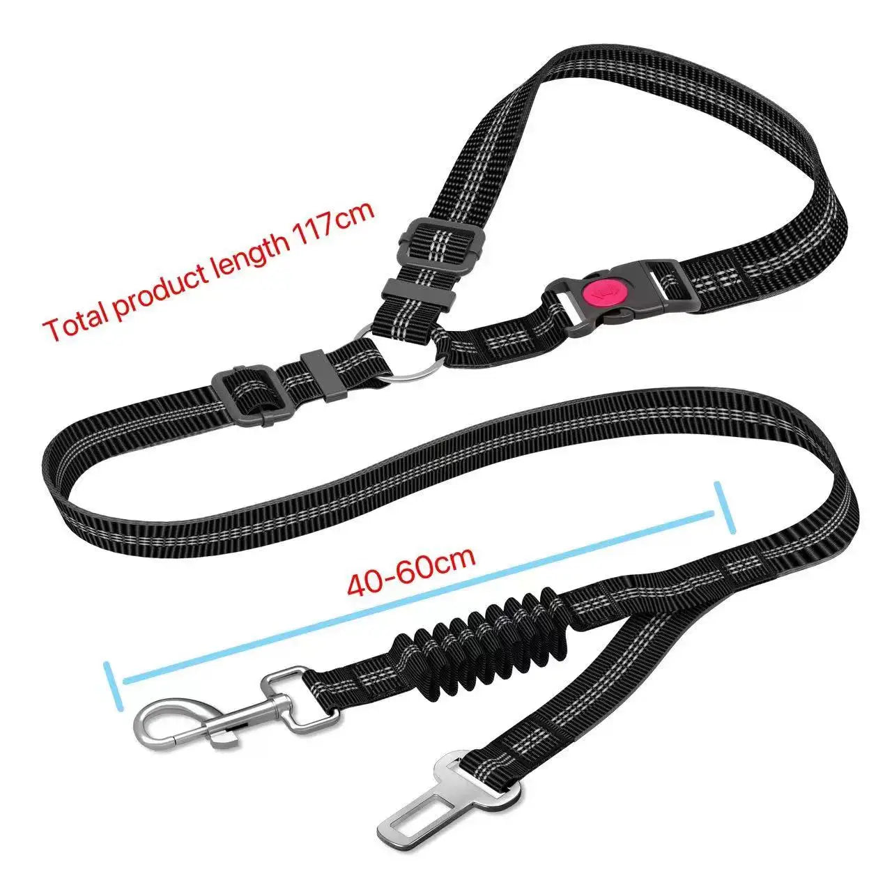 Adjustable Dog Car Seat Belt - Secure & Comfortable