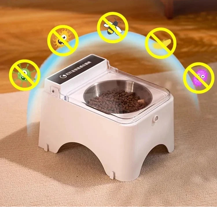 Smart Pet Feeder with Automatic Sensor & Hygienic Cover