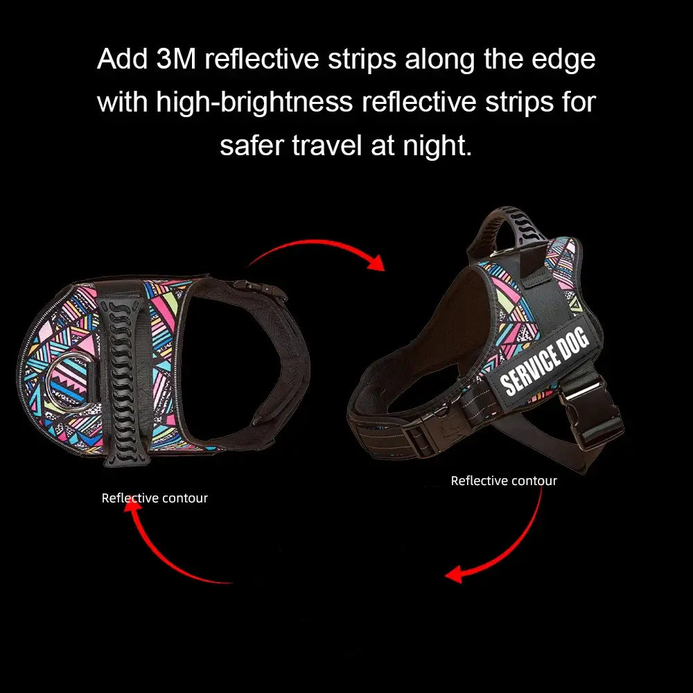 No-Pull Reflective Dog Harness for Safe Walks