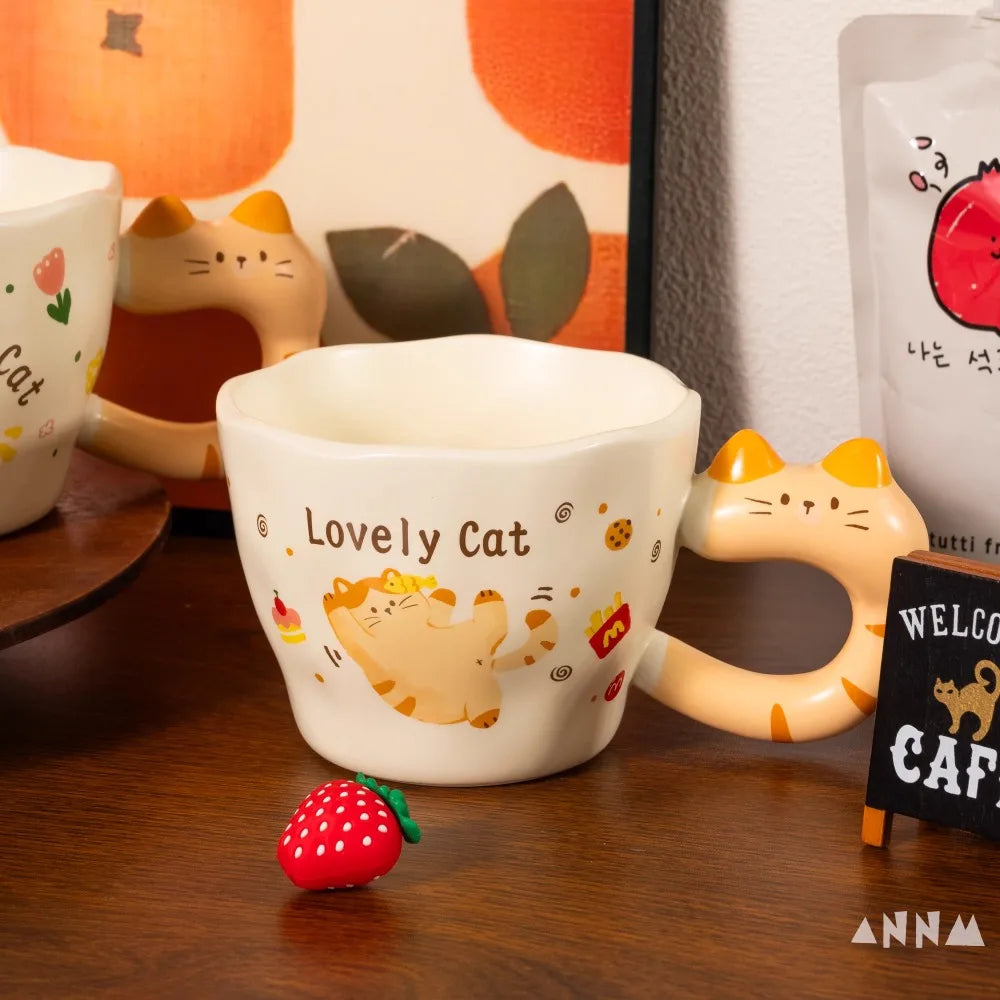 Cat Mug - Cute Ceramic Gift for Cat Lovers
