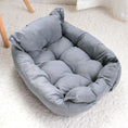 Load image into Gallery viewer, 3-in-1 Cozy Pet Bed - Perfect for Cats & Dogs

