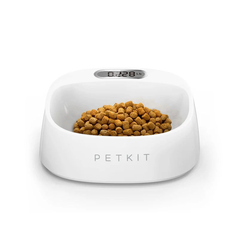 Smart Pet Feeding Bowl with Digital Weighing & Antibacterial Technology