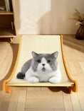 Load image into Gallery viewer, Wooden Cat Scratcher & Recliner
