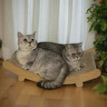 Load image into Gallery viewer, Wooden Cat Scratcher & Recliner
