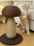 Load image into Gallery viewer, Irresistible Mushroom Cat Scratcher – Ultimate Feline Fun
