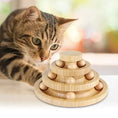 Load image into Gallery viewer, Bamboo Cat Play Tower with Rotating Balls
