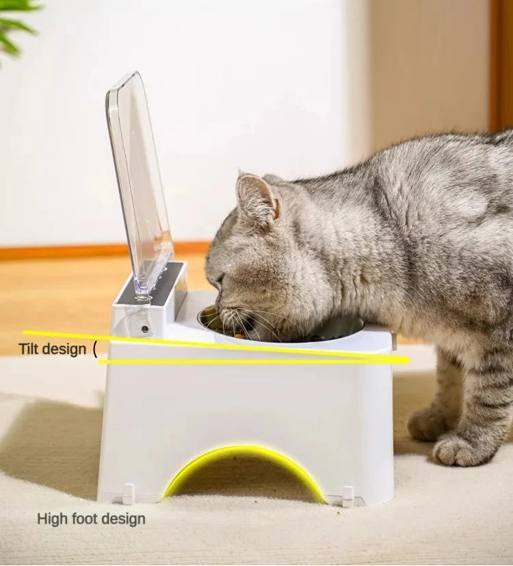 Smart Pet Feeder with Automatic Sensor & Hygienic Cover