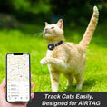 Load image into Gallery viewer, Charming Pet Collar with AirTag Holder & Moon Ornament

