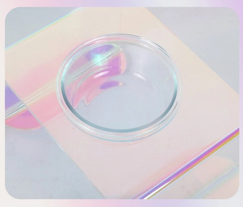 Iridescent Anti-Spill Pet Bowl Set - Elevated Comfort