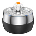 Load image into Gallery viewer, Stainless Steel Cat Fountain - 3L Automatic Pet Water Dispenser
