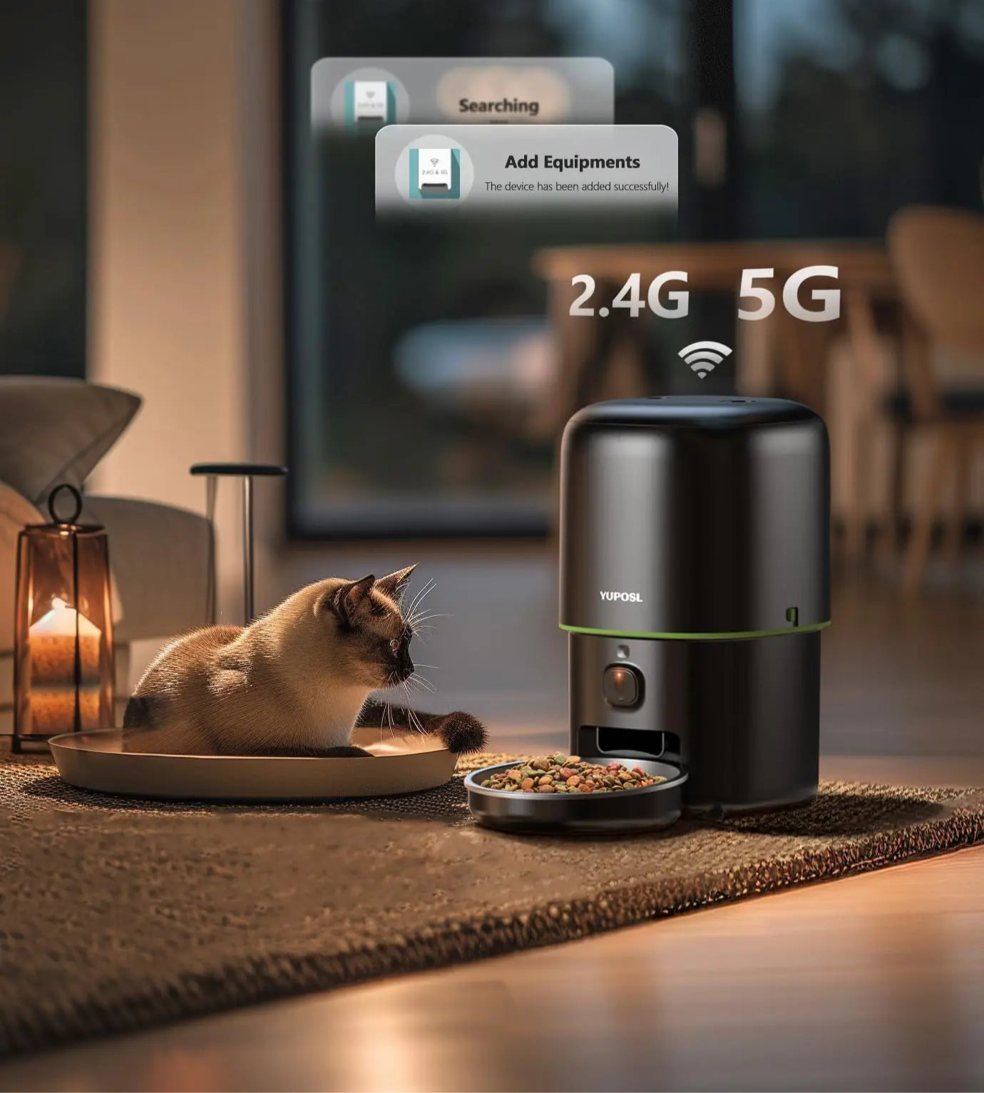 Smart Pet Feeder with HD Camera & App Control