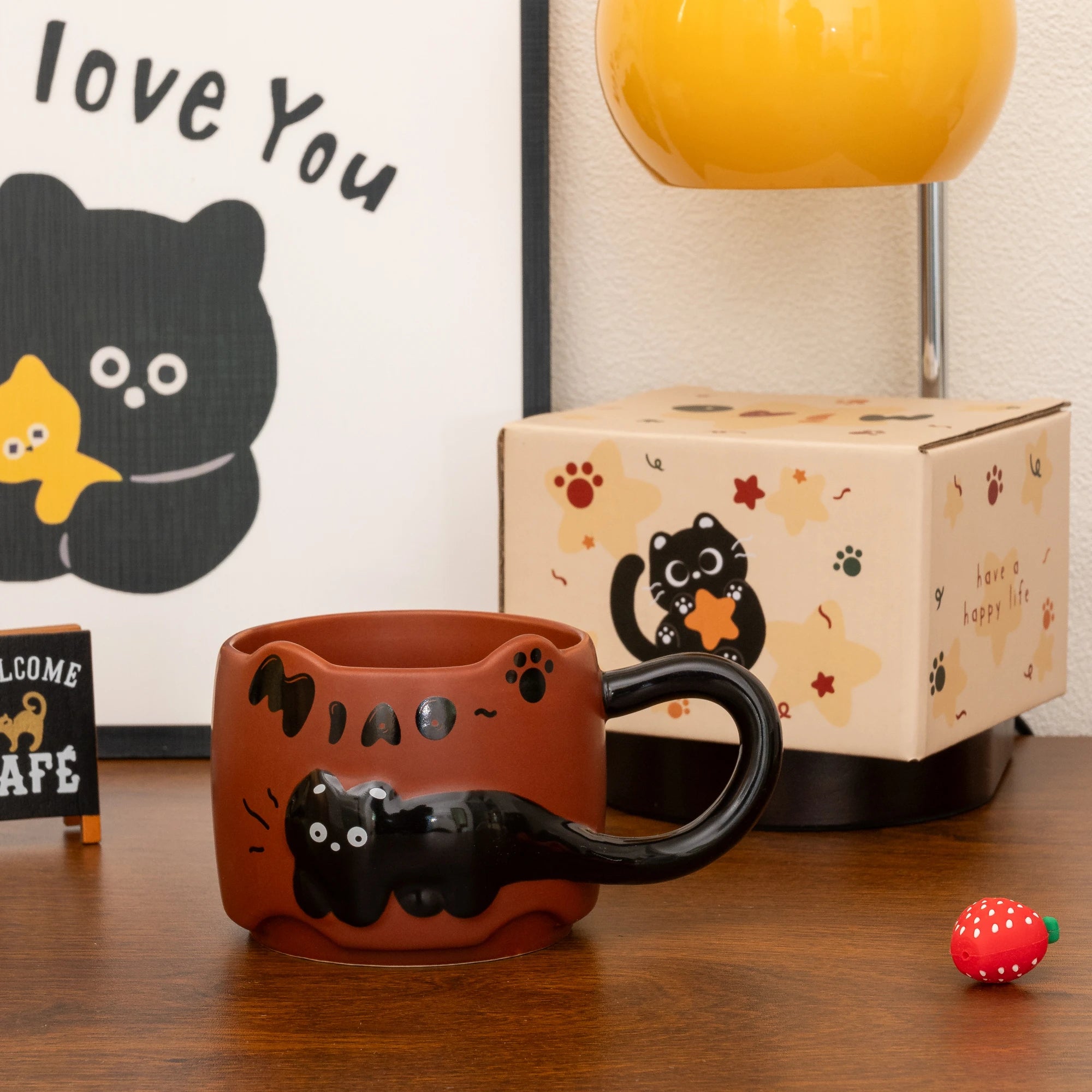 Cat Ceramic Mug - Perfect Gift!