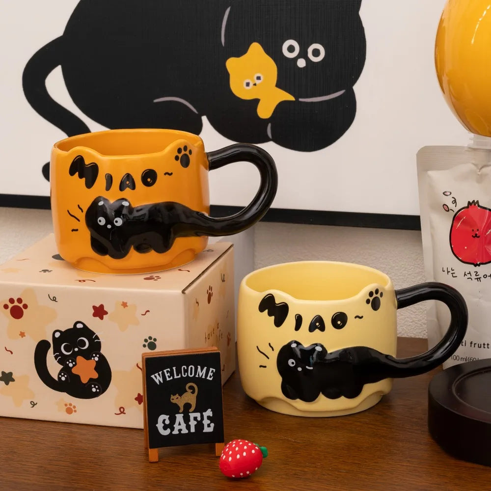 Cat Ceramic Mug - Perfect Gift!