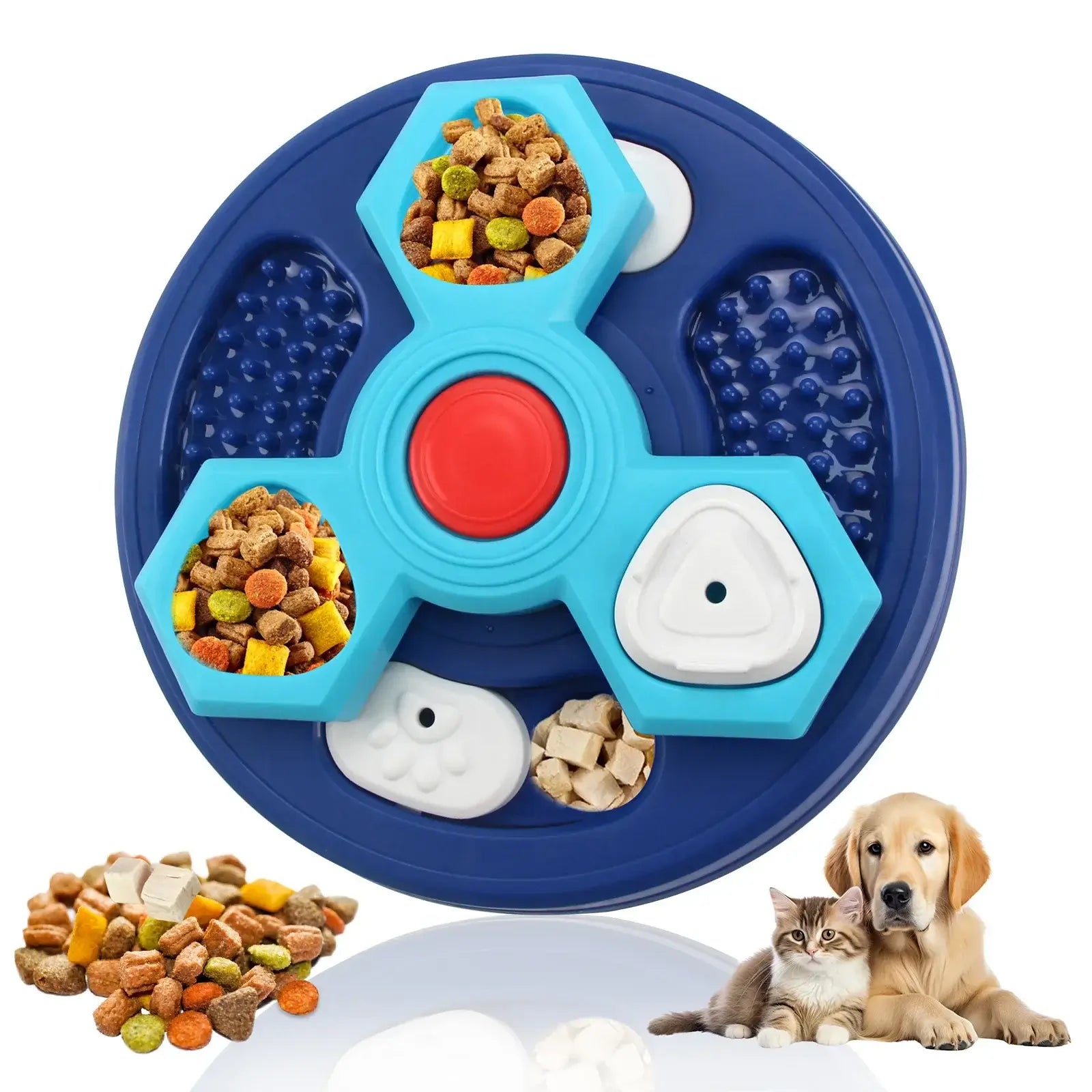Interactive Dog Puzzle Feeder - Boost IQ & Prevent Choking