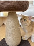 Load image into Gallery viewer, Irresistible Mushroom Cat Scratcher – Ultimate Feline Fun
