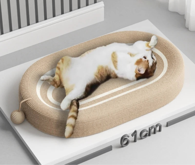 Premium Sisal Cat Scratcher & Cozy Bed