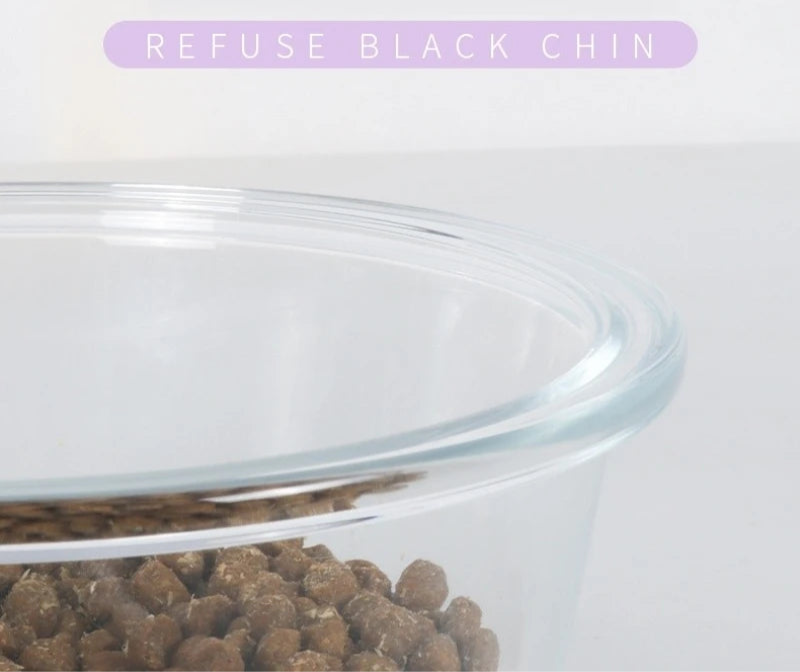 Iridescent Anti-Spill Pet Bowl Set - Elevated Comfort