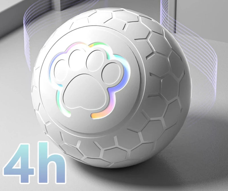 Interactive Pet Toy Ball with LED Lights & Auto Bounce