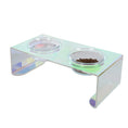 Load image into Gallery viewer, Iridescent Anti-Spill Pet Bowl Set - Elevated Comfort
