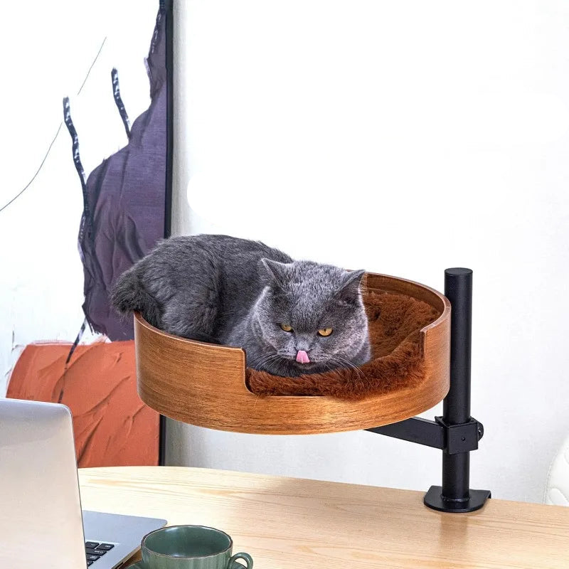 Space-Saving Cat Hammock with 360° Rotation