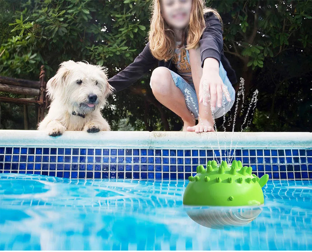 Interactive Floating Water Spray Dog Toy